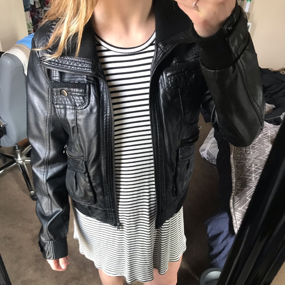 Leather jacket